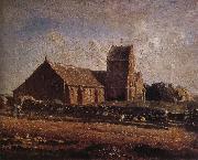 Jean Francois Millet Church painting